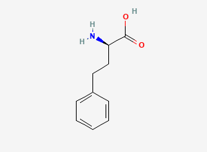 Two-dimensional chemical structure of D-Homophenylalanine