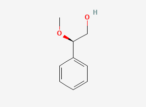 Two-dimensional chemical structure of (R)-(-)-2-Methoxy-2-phenylethanol