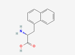 Two-dimensional chemical structure of 3-(1-Naphthyl)-D-alanine