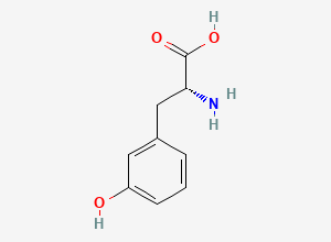 Two-dimensional chemical structure of 3-Hydroxy-D-phenylalanine