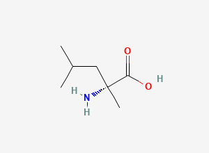 Two-dimensional chemical structure of (R)-a-Methylleucine