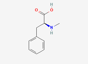 Two-dimensional chemical structure of N-Methylphenylalanine