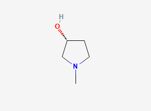 Two-dimensional chemical structure of 1-Methyl-3-pyrrolidinol, (-)-