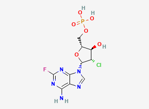 Two-dimensional chemical structure of Fludarabine Phosphate EP Impurity G, CAS 548774-56-7
