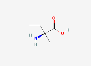 Two-dimensional chemical structure of L-Isovaline