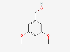 Two-dimensional chemical structure of (3,5-Dimethoxyphenyl)methanol, CAS 705-76-0