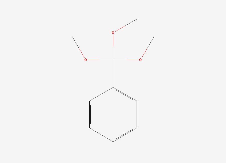 Two-dimensional chemical structure of Trimethyl orthobeznoate
