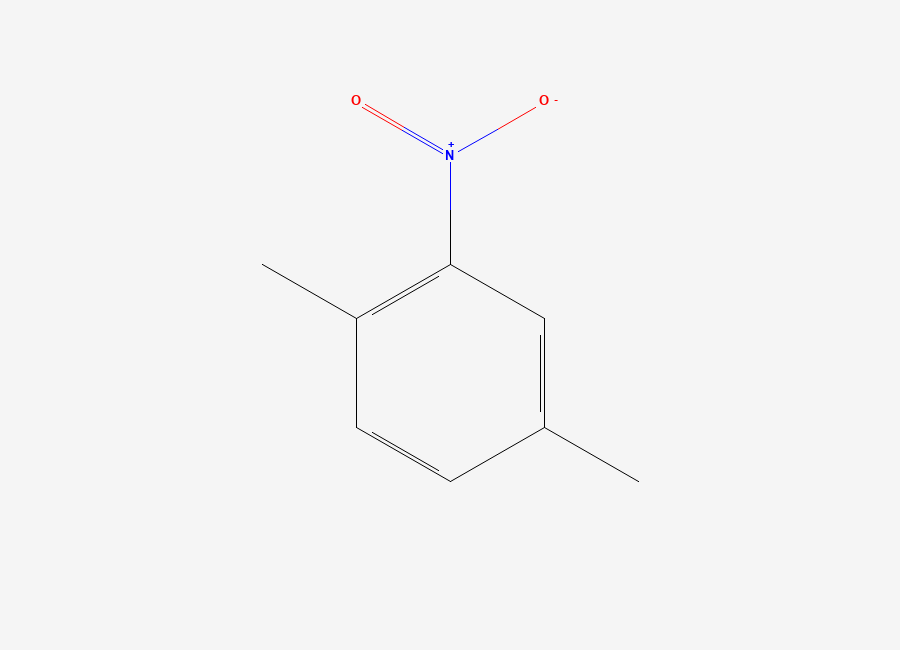 Two-dimensional chemical structure of 2-Nitro-p-xylene, CAS 89-58-7
