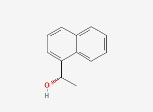 Two-dimensional chemical structure of 1-(Naphthalen-1-yl)ethan-1-ol