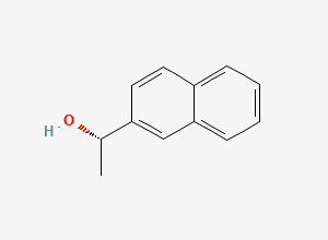 Two-dimensional chemical structure of (S)-(-)-1-(2-Naphthyl)ethanol