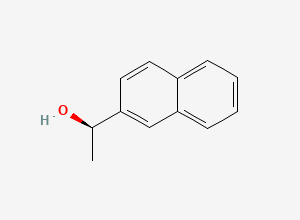 Two-dimensional chemical structure of (R)-(+)-1-(2-Naphthyl)ethanol