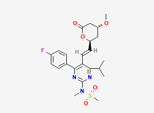 Two-dimensional chemical structure of Rosuvastatin Impurity 151