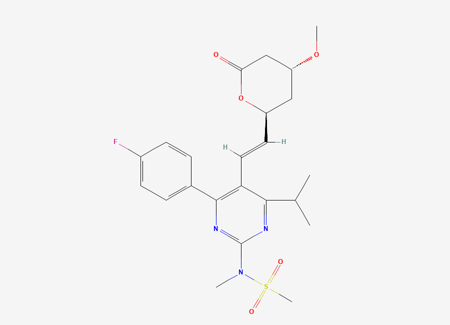 Two-dimensional chemical structure of Rosuvastatin Impurity 151