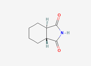 Two-dimensional chemical structure of (3aR,7aR)-Hexahydro-1H-isoindole-1,3(2H)-dione