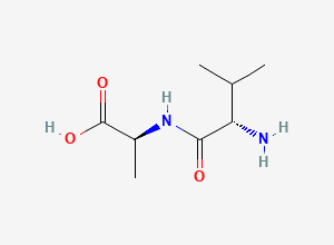 Two-dimensional chemical structure of Val-Ala