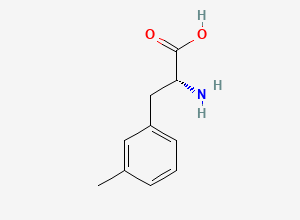 Two-dimensional chemical structure of 3-Methyl-D-phenylalanine