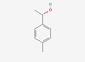 Two-dimensional chemical structure of 1-p-Tolylethanol, (-)-
