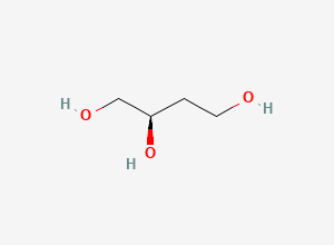 Two-dimensional chemical structure of 1,2,4-Butanetriol, (2R)-