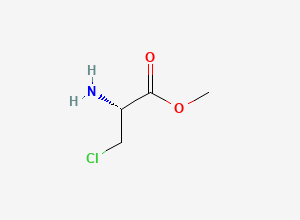 Two-dimensional chemical structure of (R)-methyl 2-amino-3-chloropropanoate