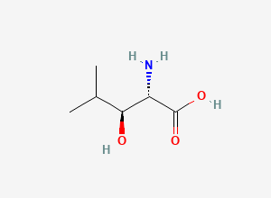 Two-dimensional chemical structure of Beta-Hydroxyleucine