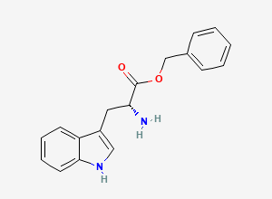 Two-dimensional chemical structure of D-Tryptophan benzyl ester
