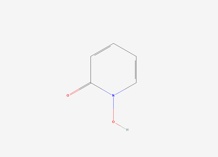 Two-dimensional chemical structure of 2-Hydroxypyridine 1-oxide, CAS 822-89-9