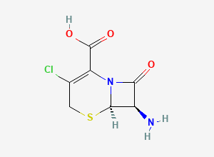 Two-dimensional chemical structure of Cefaclor EP Impurity B, CAS 53994-69-7