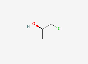 Two-dimensional chemical structure of (R)-1-Chloro-2-propanol