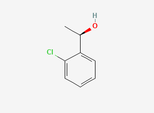 Two-dimensional chemical structure of (1R)-1-(2-chlorophenyl)ethan-1-ol