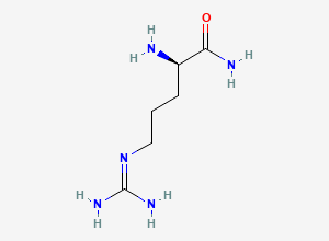 Two-dimensional chemical structure of D-Argininamide