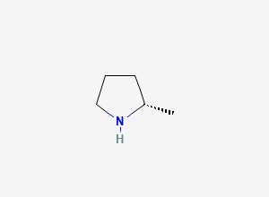 Two-dimensional chemical structure of (2S)-2-methylpyrrolidine