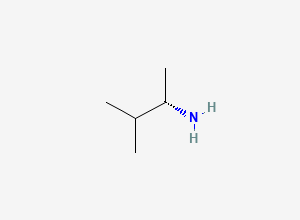Two-dimensional chemical structure of 1,2-Dimethylpropylamine, (S)-