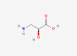 Two-dimensional chemical structure of L-Isoserine