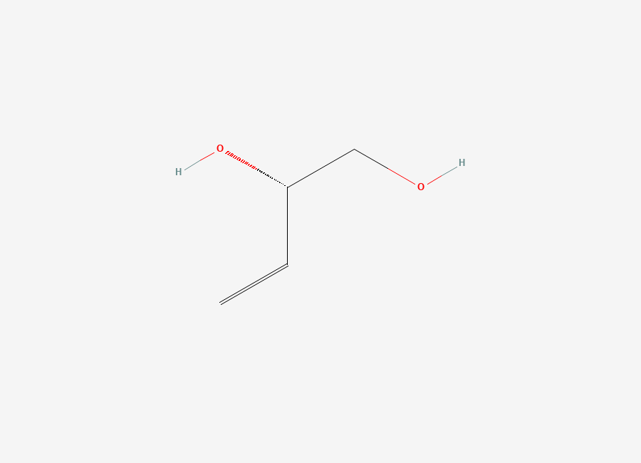 Two-dimensional chemical structure of 3-Butene-1,2-diol, (2S)-
