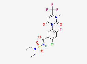 Two-dimensional chemical structure of IQYAGTXYYCZVNS-UHFFFAOYSA-N, CAS 372137-02-5