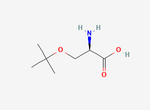 Two-dimensional chemical structure of O-(1,1-Dimethylethyl)-D-serine