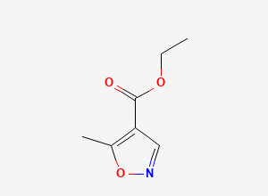 Two-dimensional chemical structure of Ethyl 5-Methylisoxazole-4-carboxylate, CAS 51135-73-0