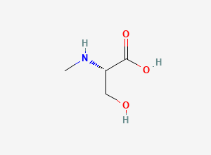 Two-dimensional chemical structure of Methylserine
