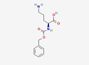 Two-dimensional chemical structure of N-alpha-Benzyloxycarbonyl-L-ornithine