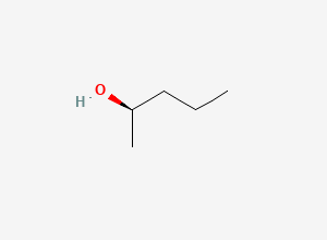 Two-dimensional chemical structure of (2R)-pentan-2-ol