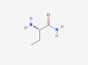 Two-dimensional chemical structure of Levetiracetam Related Compound B (Free Base), CAS 7324-11-0