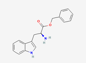 Two-dimensional chemical structure of L-Tryptophan benzyl ester