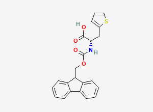 Two-dimensional chemical structure of Fmoc-L-2-Thienylalanine