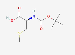 Two-dimensional chemical structure of Boc-cys(ME)-OH