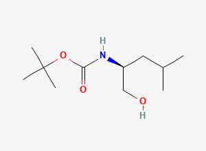 Two-dimensional chemical structure of Boc-L-leucinol