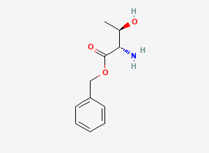 Two-dimensional chemical structure of Benzyl L-threoninate