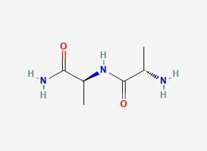 Two-dimensional chemical structure of Alanyl-l-alaninamide