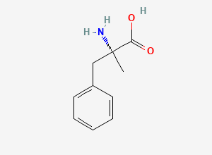 Two-dimensional chemical structure of alpha-Methyl-D-phenylalanine