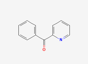 Two-dimensional chemical structure of Doxylamine EP Impurity D/ 2-Benzoylpyridine, CAS 91-02-1