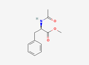 Two-dimensional chemical structure of Methyl n-acetyl-d-phenylalaninate